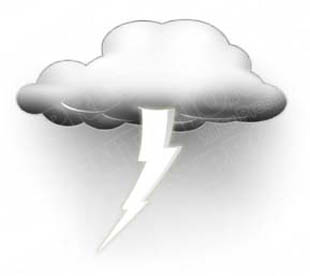 Download lightning cloud bw PowerPoint Graphic and other software plugins for Microsoft PowerPoint